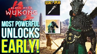 Dont Miss These Amazing Early UNLOCKS and UNIQUE WEAPON in Black Myth Wukong Wukong Tips amp Tricks [upl. by Suk343]