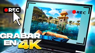 Como Grabar Gameplays y PANTALLA en 4k GRATIS sin LIMITE [upl. by Euell870]