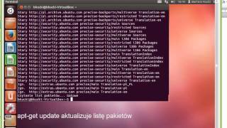 009 Kurs Linuxa instalowanie programów w Linux aptget [upl. by Kcirrad]