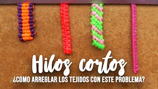 Como arreglar hilos cortos » 📌 tip de macrame  diy ● Basic [upl. by Travus]