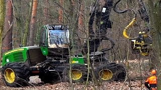 IMPRESSIVE 6X6 Harvester in Action by John Deere Epic machine [upl. by Peggie]