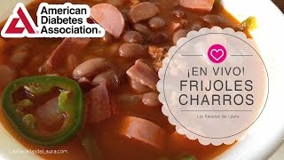 Frijoles Charros SALUDABLES en VIVO  Mexican Bean Soup Recipe 🤗 [upl. by Arahk851]