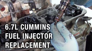 67L Cummins Fuel Injector Replacement [upl. by Negroj213]