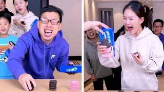 Guess The Flavor Of Oreos Blindly Who Has The More Sensitive Mouth Who Wins The Most CookiesFun [upl. by Jonah]