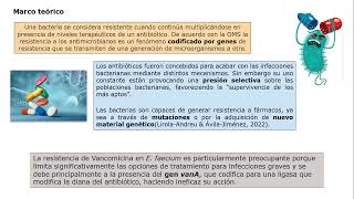 Estudio de los mecanismos de Resistencia Bacteriana y su impacto en los tratamientos médicos [upl. by Aroel]