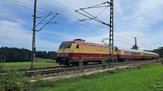 Kurzausflüge an Schärdinger Bahnhof und Traunsteiner Strecke Bonus im Linienstern AKE Rheingold [upl. by Aissirac]