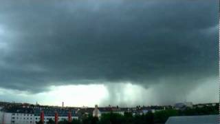 Gewitter über München im Zeitraffer [upl. by Samohtnhoj]