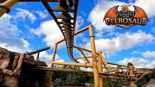 Flight of the Pterosaur 4K POV Paultons Park [upl. by Dal705]