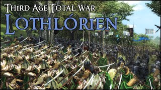 SIEGE OF LOTHLORIEN  Third Age Total War Gameplay [upl. by Fulmis]