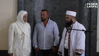 E pranon Islamin shtetasja Gjermane në Shipol të Mitrovicës  Hoxhë Fatmir Latifaj [upl. by Aneleve715]