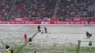 Schnee Chaos in der Allianz Arena 2 [upl. by Albric]