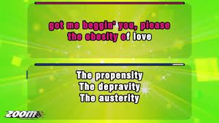 Paul Heaton And Jacqui Abbot  The Austerity Of Love  Karaoke Version from Zoom Karaoke [upl. by Emmanuel]