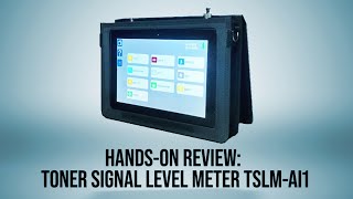 HANDSON REVIEW Toner Signal Level Meter TSLMAI1 [upl. by Einuj142]