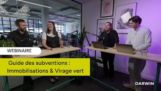 Webinaire  Guide des subventions  Immobilisations amp Virage vert [upl. by Nicole]