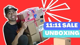 Unboxing Budol Items 1111 LAZADA SALE [upl. by Enirtak756]