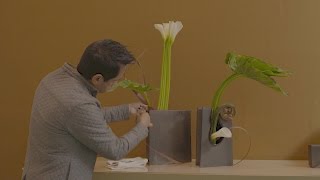 Sogetsu School of Ikebana at the Asian Art Museum [upl. by Aihsened]