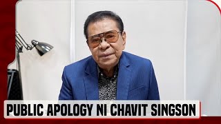 Chavit Singson nagpublic apology matapos mahuling dumaan sa EDSA Busway [upl. by Tayib]