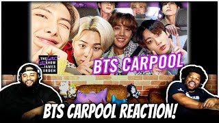 BTS Carpool Karaoke REACTION [upl. by Rumery]