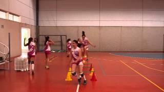 Entrenamiento Voleibol Infantil Fem [upl. by Breech]