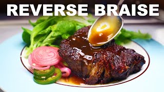 Reverse braised beef shoulder  sweet pickle glaze [upl. by Ardelis]