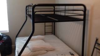 DOREL twin over full bunk bed review part 2 [upl. by Lynnea]