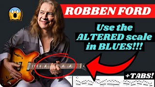 When Your BLUES SOLOS Have Unexpected HARMONIC SURPRISES ROBBEN FORD [upl. by Daenis]