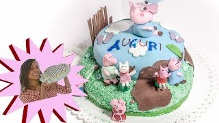 Peppa Pig  Torta di Compleanno  Le Ricette di Alice [upl. by Cattan678]