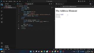 Address Tag  HTML Full Course  Code to Rahul 2 [upl. by Autum]