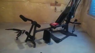 Bowflex elite plus assembled [upl. by Ahsoyem]