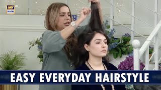 Easy hairstyles you can do yourself  Beenish Parvez [upl. by Cavan]