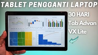 TABLET PENGGANTI LAPTOP DAN HEAD UNIT MOBIL REVIEW 30 HARI TAB ADVAN VX LITE [upl. by Ainud]