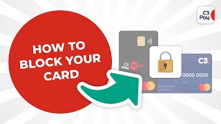 How to block your C3Pay card [upl. by Abott]