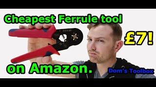 I bought the cheapest Ferrule crimp tool on Amazon Is it worth it Greensen Crimper plier Review [upl. by Enyaz]