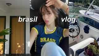 vlog 🇧🇷  flying to brazil exploring rio de janeiro copacabana fireworks amp time in the sun [upl. by Cox217]