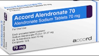 Alendronate Binosto Fosamax to treat osteoporosis caused by menopause steroid use or gonadal fai [upl. by Asenaj]