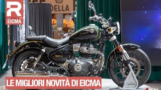 Novità moto a EICMA 2022  Fantic Caballero 700 Ducati Diavel V4 RE Super Meteor 650 e le altre [upl. by Boff]