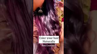 100  Natural Burgundy Colour With Henna shorts viral viralvideo [upl. by Eldnik692]