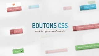 Tutoriel CSS  Boutons CSS3 [upl. by Almat]