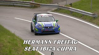 SALITA PEDAVENA  CROCE DAUNE 2024  HERMANN FREITAG  SEAT IBIZA CUPRA  BY BELLUNOVIDEO [upl. by Terle]