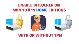 How to Enable BitLocker on Windows 10 or Windows 11 Home With or Without TPM [upl. by Pawsner]