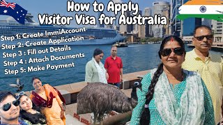 How to apply Visitor Visa for Australia Subclass 600 Australia Visitor Visa [upl. by Aria553]