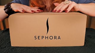 Unboxing ASMR 📦 Sephora UK Beauty Haul 📦 Whispered Card Packaging [upl. by Featherstone519]