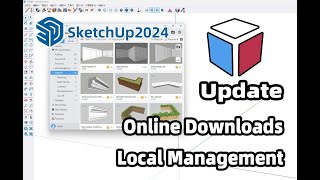 SketchUp Material manager  Online asset library  PB3 Assemblies  Dynamic  3DStocker [upl. by Yelruc129]