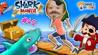 Chases Corner SHARK MANIA  Treasure Race Game 42  DOH MUCH FUN [upl. by Dor668]