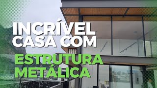 ESTRUTURA METÁLICA PARA CASA  INCRÍVEL RESULTADO [upl. by Boot]