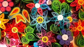 Martisoare Handmade Quilling  papercraft paperflowers [upl. by Anircam]