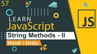 JavaScript String Methods  II Tutorial in Hindi  Urdu [upl. by Keven]