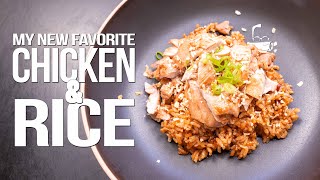 MY NEW FAVORITE CHICKEN amp RICE RECIPE SO EASY  SO DELICIOUS  SAM THE COOKING GUY [upl. by Roscoe]