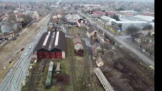 Novi sad  Subotica Zeleznicka stanica nastavak trase ka Kelebiji 06 januar 2024 [upl. by Hanikas435]