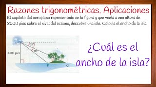 Tangente para resolver problemas en triángulos rectángulos [upl. by Markiv]